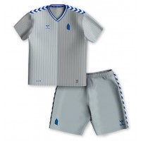 Camiseta Everton Amadou Onana #8 Tercera Equipación Replica 2023-24 para niños mangas cortas (+ Pantalones cortos)